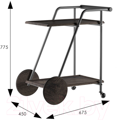 Сервировочный столик Мебелик Оди