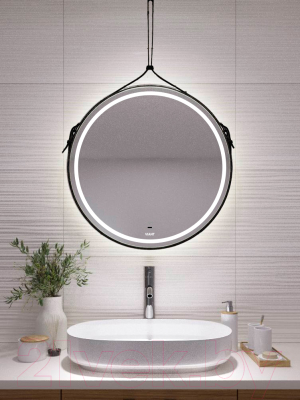 Зеркало Viant Лофт 65x65 / VLOFT65-ZLED