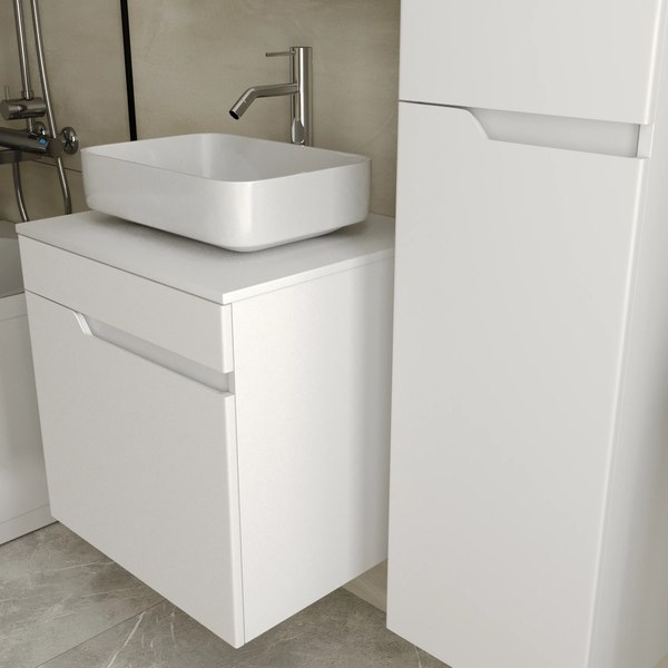 Шкаф-пенал для ванной Viant Куба R / VKUB360-PENR