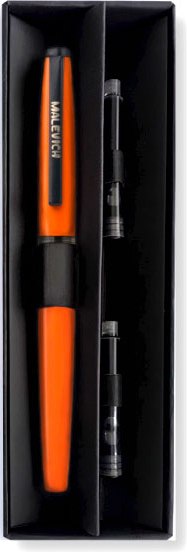 Ручка перьевая Малевичъ С конвертером + два картриджа / 196416 - фото