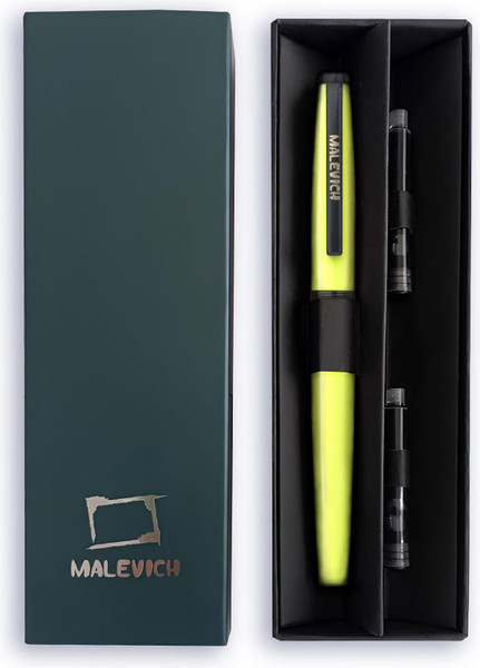 Ручка перьевая Малевичъ С конвертером + два картриджа / 196417