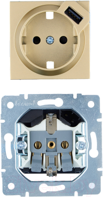 Розетка Lezard Vesna 742-3688-181