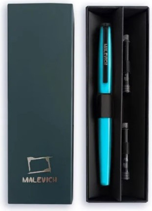 Ручка перьевая Малевичъ С конвертером + два картриджа / 196424