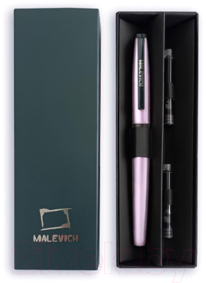 Ручка перьевая Малевичъ С конвертером + два картриджа / 196427