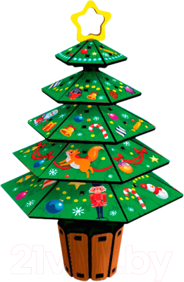 Конструктор Лесная мастерская Новогодняя елочка / 9911859 - фото