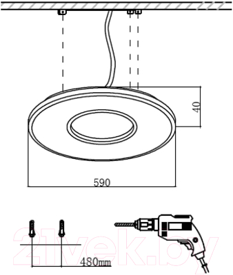 Потолочный светильник Sonex Altair 7717/52L