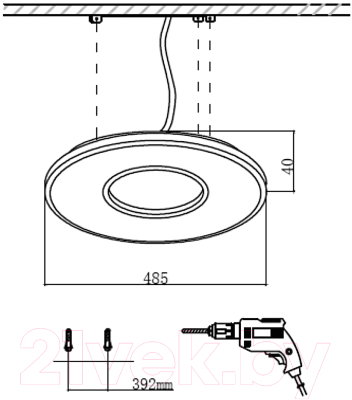 Потолочный светильник Sonex Altair 7717/42L
