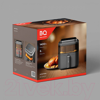 Аэрогриль BQ GR2002 (черный/серебристый)