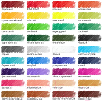 Набор цветных карандашей Brauberg Академия / 181867