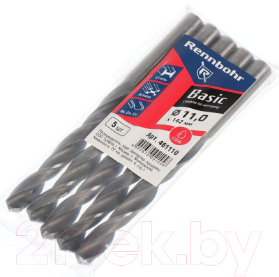 Набор сверл Rennbohr Basic Prom 11x142мм / 461110 - фото