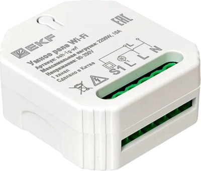 Умное реле EKF Connect Wi-FI 1-канальное / ssh-1g-wf - фото