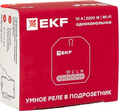Умное реле EKF Connect Wi-FI 1-канальное / ssh-1g-wf