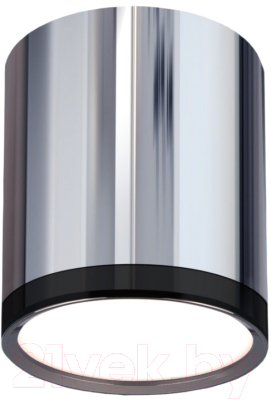 Точечный светильник Elektrostandard DLR024 6W 4200K (хром/черный хром) - фото
