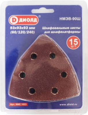 Набор шлифлистов Диолд НМЭВ-90Ш / 90091023