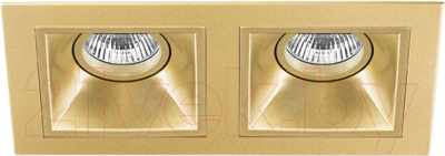 Комплект точечных светильников Lightstar Domino Quadro D5230303  - фото