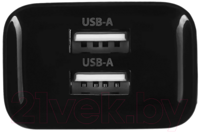 Адаптер питания сетевой Buro BUWE1 10.5W 2.1A 2xUSB / BUWE10S200BK