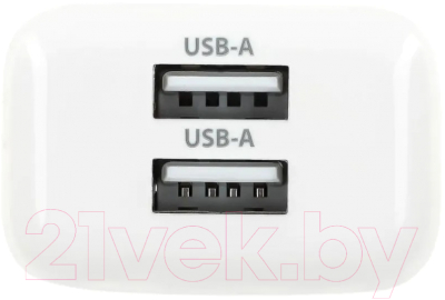 Адаптер питания сетевой Buro BUWE1 10.5W 2.1A 2xUSB / BUWE10S200WH
