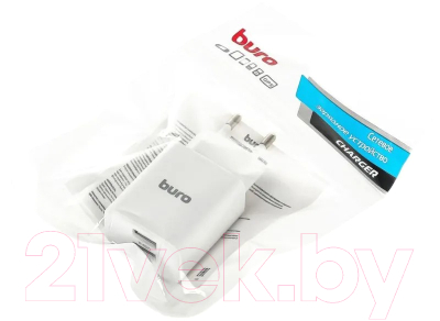 Адаптер питания сетевой Buro BUWE1 10.5W 2.1A 2xUSB / BUWE10S200WH