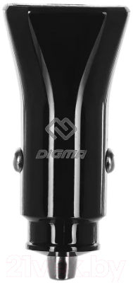 Адаптер питания автомобильный Digma DGC2B 20W 3A (PD) USB-C / DGC2B0F010BK