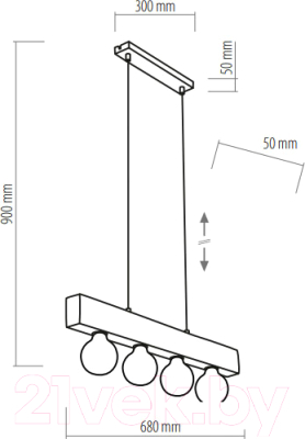 Потолочный светильник TK Lighting TKP2668