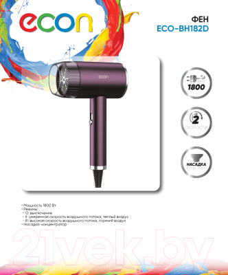 Фен Econ ECO-BH182D