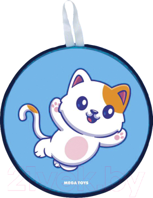 Санки-ледянка Mega Toys Кот на голубом фоне / 18411 - фото