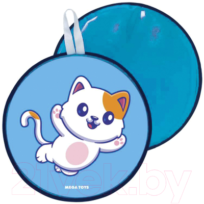 Санки-ледянка Mega Toys Кот на голубом фоне / 18411