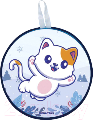 Санки-ледянка Mega Toys Кот / 18711 - фото