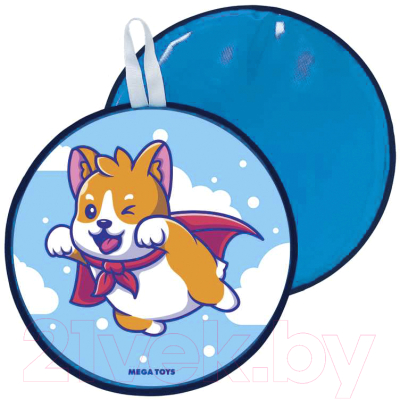 Санки-ледянка Mega Toys Собака с плащом / 19311