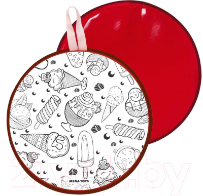 Санки-ледянка Mega Toys Раскраска / 23013