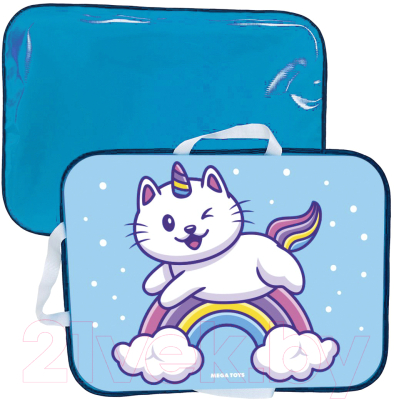 Санки-ледянка Mega Toys Кот-единорог / 22211