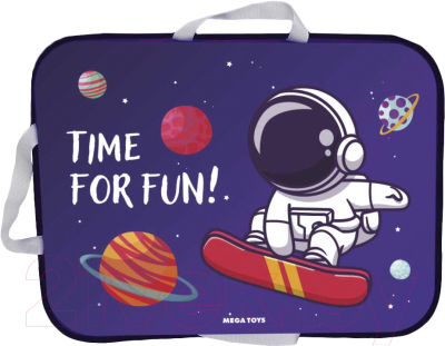 Санки-ледянка Mega Toys Космонавт на сноуборде / 22711 - фото