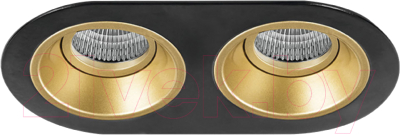 Комплект точечных светильников Lightstar Domino Round D6570303  - фото