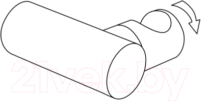 Душевой держатель Deante Round ANR 021U