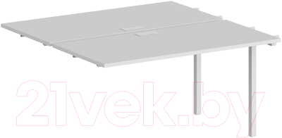 Стол-приставка Norden 120x123.8x75 / SG.211.WH.44.WH - фото