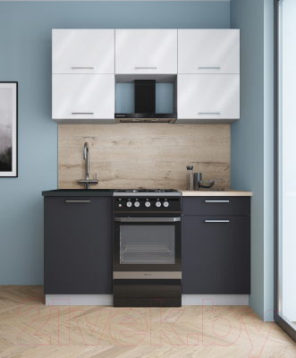 Кухонный гарнитур Интерлиния Мила Gloss 50-15