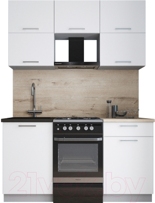 Кухонный гарнитур Интерлиния Мила Gloss 50-15 - фото