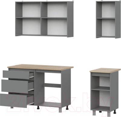 Кухонный гарнитур Mio Tesoro Денвер 1.6м