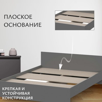 Двуспальная кровать Mio Tesoro Денвер 160x200