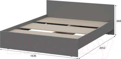 Двуспальная кровать Mio Tesoro Денвер 160x200