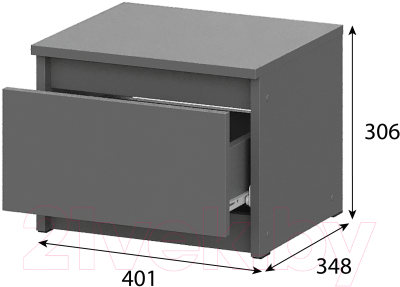 Прикроватная тумба Mio Tesoro Денвер