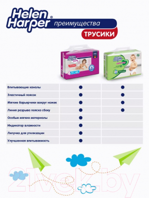 Подгузники-трусики детские Helen Harper Soft & Dry XL