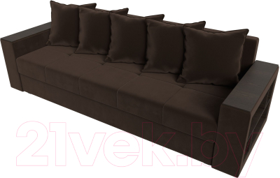 Диван Лига Диванов Дубай Лайт полки справа / 114347