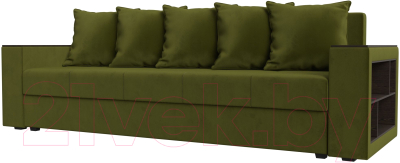 Диван Лига Диванов Дубай Лайт полки справа / 114348 - фото