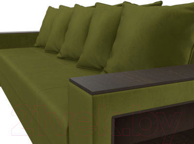 Диван Лига Диванов Дубай Лайт полки справа / 114348