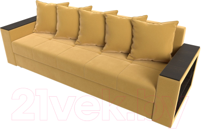 Диван Лига Диванов Дубай Лайт полки справа / 114349