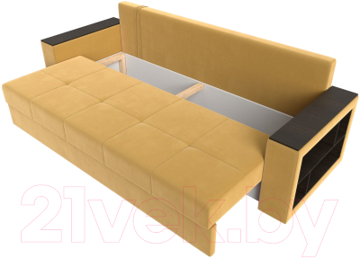 Диван Лига Диванов Дубай Лайт полки справа / 114349