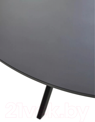 Обеденный стол M-City Дарио D100 / 464M05633 (черный стекло/черный)