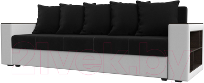 Диван Лига Диванов Дубай лайт полки справа / 114330 - фото