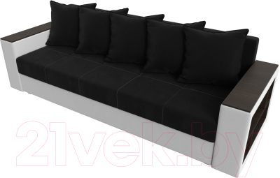 Диван Лига Диванов Дубай лайт полки справа / 114330